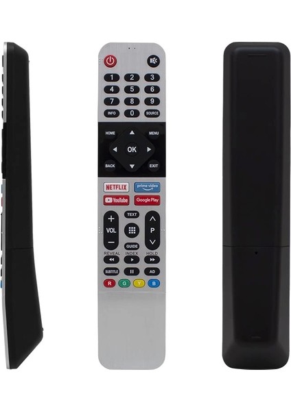 RM-L1659 Ses Komutsuz Arçelik-Beko-Grundıg Netflıx-Youtube-Prıme Vıdeo-Google Play Tuş LCD LED Tv Kumanda