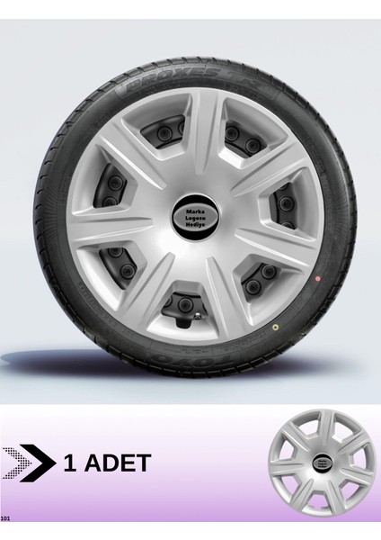 Opel Astra J 15 Inç Jant Kapağı Amblemli Gri [1 Adet Kapak] 142 CVL-ADT5248