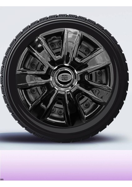 Tofaş Kartal 13 Inç Jant Kapağı Amblemli Piano Black [4 Adet Kapak] 204 CVL-ADT2215