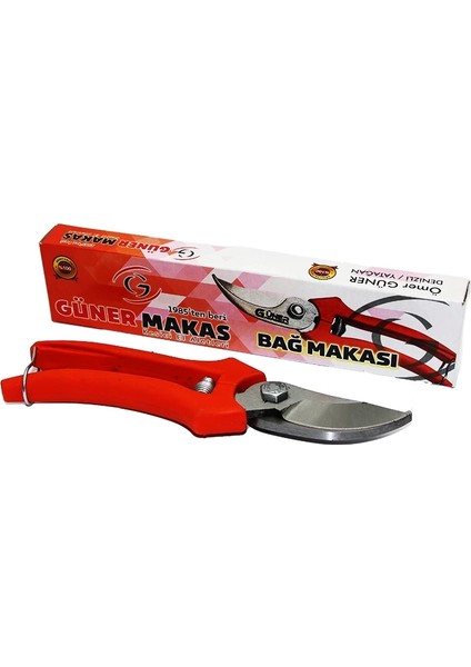 Turuncu Saplı Bağ Makası