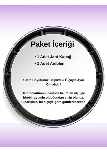 Tofaş Doğan 14 Inç Jant Kapağı Amblemli Gri [1 Adet Kapak] 135 CVL-ADT1207
