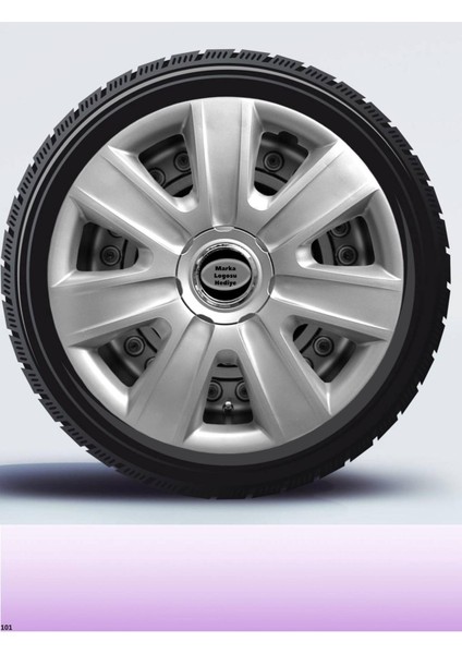 Citroen Xsara 14 Inç Jant Kapağı Amblemli Gri [4 Adet Kapak] 108 CVL-ADT12098