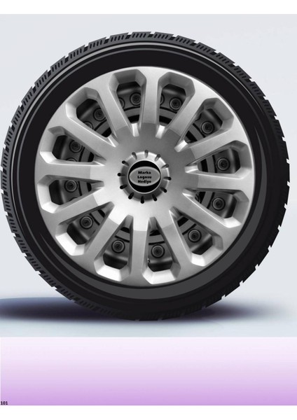 Honda Accord 15 Inç Jant Kapağı Amblemli Gri [4 Adet Kapak] 121 CVL-ADT4317