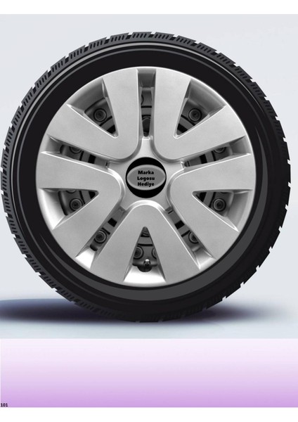 Seat 13 Inç Jant Kapağı Amblemli Gri [4 Adet Kapak] 104 CVL-ADT188
