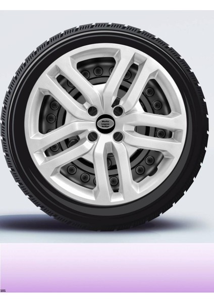Renault Clio 4 16 Inç Jant Kapağı Amblemli Gri [4 Adet Kapak] 149 CVL-ADT2647