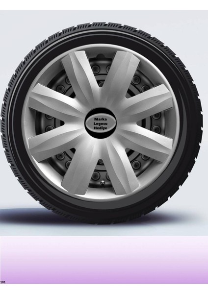 Opel Astra F 14 Inç Jant Kapağı Amblemli Gri [4 Adet Kapak] 116 CVL-ADT3366