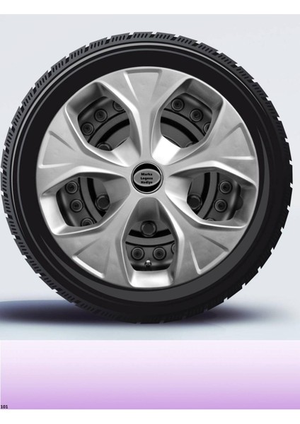 Fiat Albea 14 Inç Jant Kapağı Amblemli Gri [4 Adet Kapak] 112 CVL-ADT1750