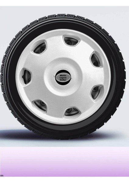 Kia Pregio 14 Inç Jant Kapağı Amblemli Gri [4 Adet Kapak] 158 CVL-ADT8560