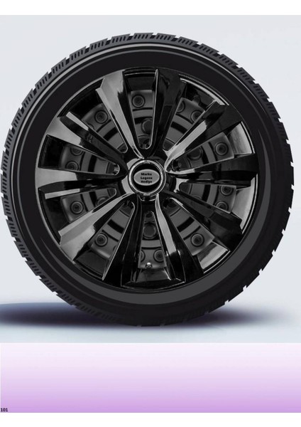 Honda 16 Inç Jant Kapağı Amblemli Piano Black [4 Adet Kapak] 214 CVL-ADT2699