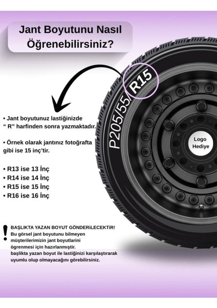 Tofaş Kartal 13 Inç Jant Kapağı Amblemli Gri [4 Adet Kapak] 157 CVL-ADT2214