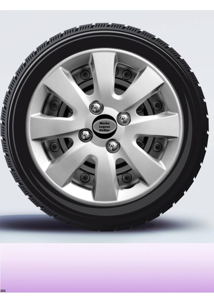 Chevrolet Rezzo Hb 14 Inç Jant Kapağı Amblemli Gri [4 Adet Kapak] 137 CVL-ADT10322