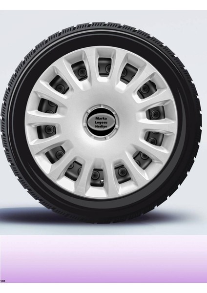 Skoda 14 Inç Jant Kapağı Amblemli Gri [4 Adet Kapak] 144 CVL-ADT522