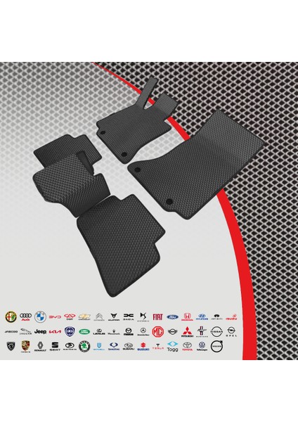 Dacia Duster 2009 - 2017 Akıllı Oto Paspas Takımı Eva Mat