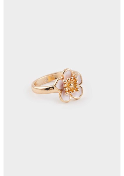 Kadın Taşlı 3'lü Gold Yüzük E8075AXNS fırsatları