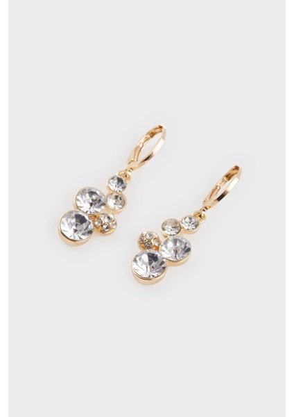 Kadın Sallantılı Taşlı Gold Küpe E8560AXNS fiyatları
