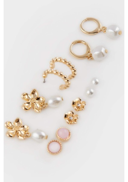 Kadın 6'lı Gold Küpe E8042AXNS fiyatları