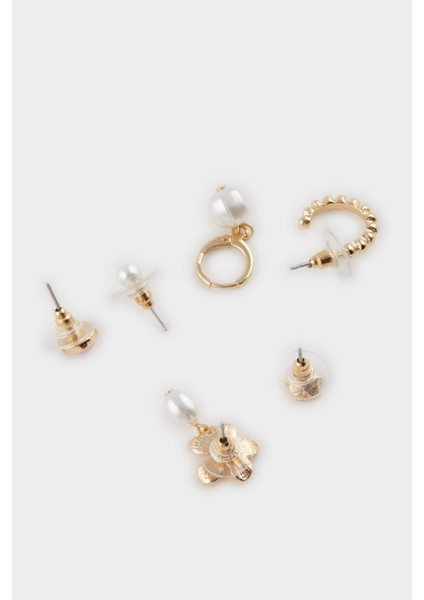 Kadın 6'lı Gold Küpe E8042AXNS modelleri