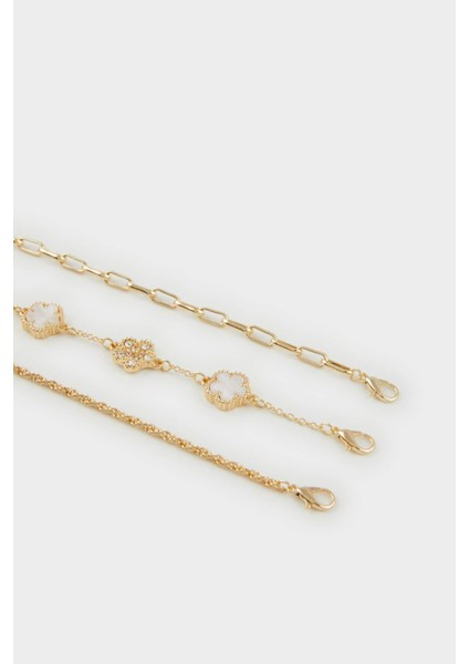 Kadın 3'lü Gold Bileklik E8317AXNS fiyatları