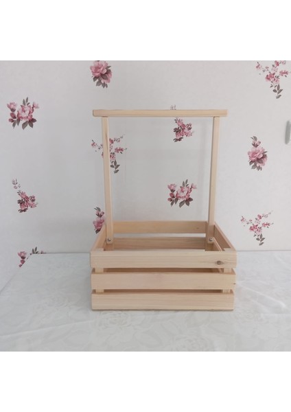Ahşap Kasa - Bebek Kırk Sepeti - Baby Shower Sepeti