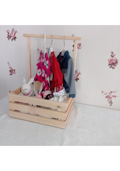 Ahşap Kasa - Bebek Kırk Sepeti - Baby Shower Sepeti modelleri