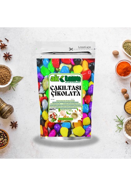 Çakıltaşı Çikolata – (Renkli Draje, Şeker Kaplamalı Sütlü Çikolata)