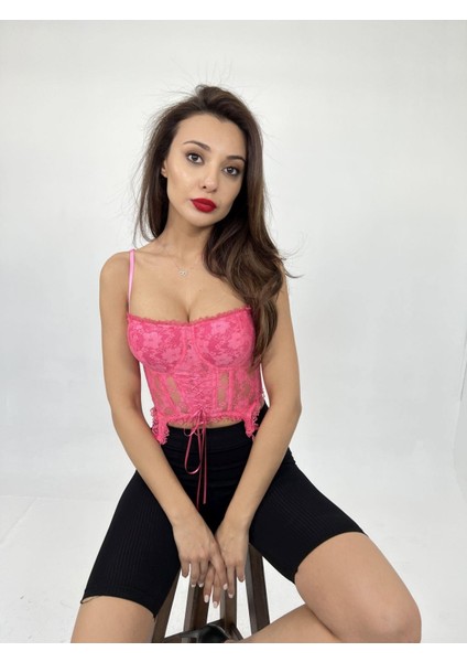 6406 Crop-Pembe