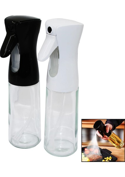 Sprey Cam Yağdanlık 200 ml Plastik Sprey Başlık
