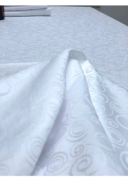 Nivemeshome 140X200 Beyaz Daire Sembol Leke Tutmaz Masa Örtüsü indirimleri