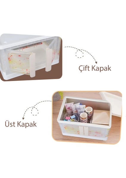 31X49X30CM 32L Katlanabilir Saklama Kutusu (4767) - Lisinya