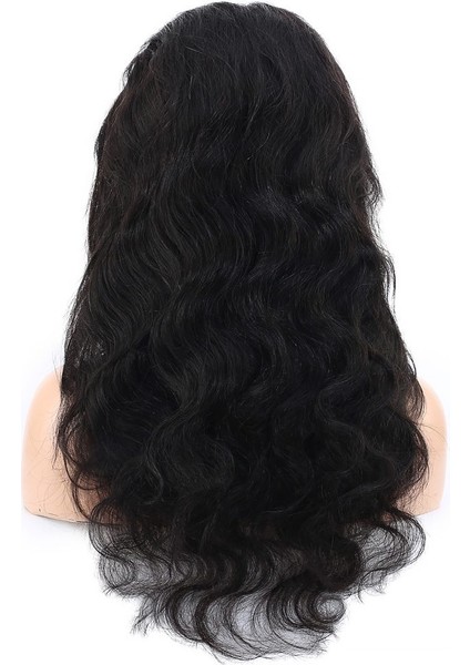 Front Lace Gerçek Tül Peruk Dalgalı - Doğal - 65-70CM