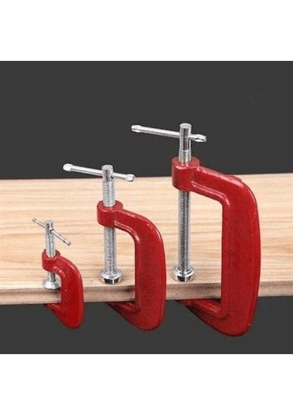 Doğrama ve Metal Sıkma Sıkıştırma İçin 3lü Mini Mengene Aparat
