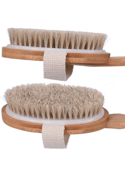 Parlak ve Pürüzsüz Görünüm Sağlayan %100 Doğal At Kılı Selülit Fırçası (Sökülebilir Sap) ( Lisinya ) modelleri