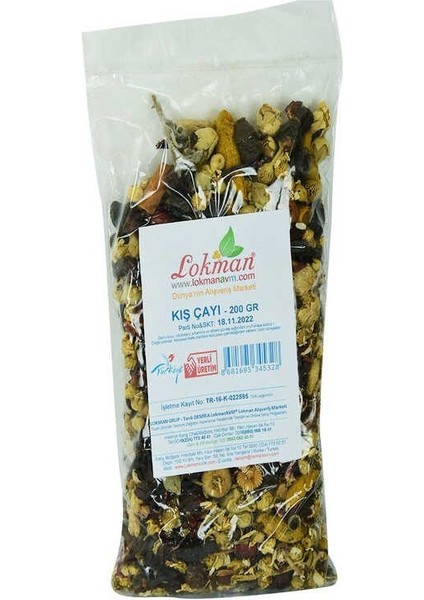 Bitkisel Karışık Osmanlı Çayı Kış Çayı 200 gr Paket