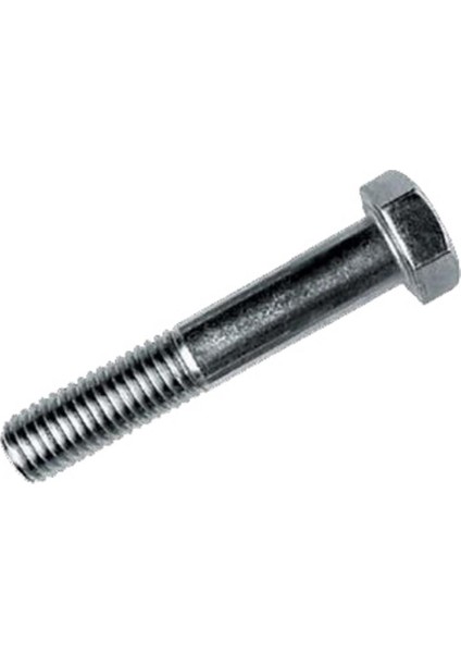 M20X80 Civata Beyaz Yarım Paso 2 Adet