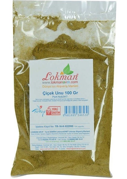 Çiçek Unu 100 gr Paket