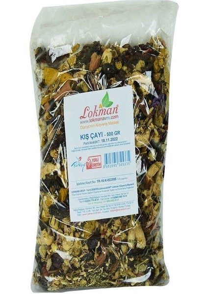 Bitkisel Karışık Osmanlı Çayı Kış Çayı 500 gr Paket