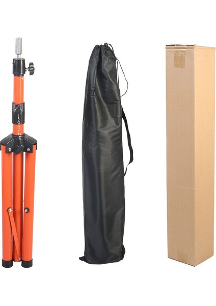Kuaför Eğitim Mankeni Için Metal Tripod / Turuncu + Taşıma Çantası indirimleri