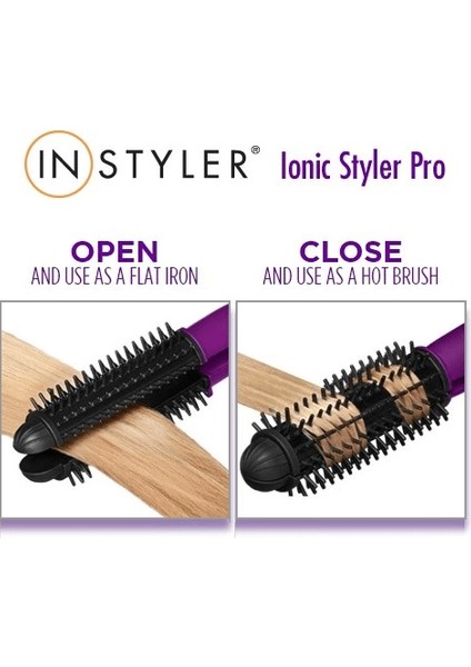 Instyler İyonik Şekillendirici Saç Kıvrımlaştırıcı ve Düzleştirici Tarak
