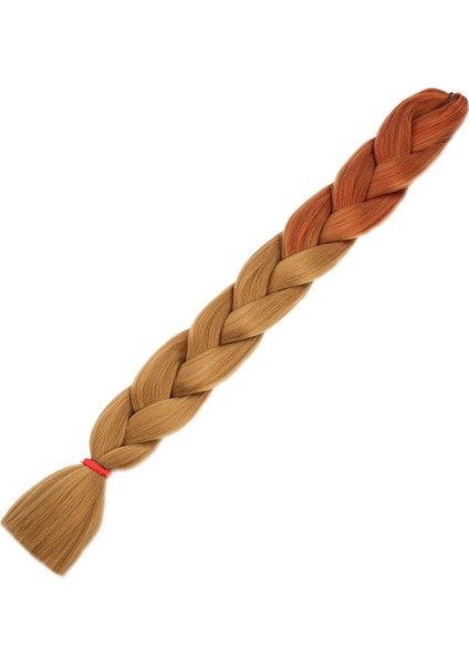 Afrika Örgülük Sentetik Ombreli Saç 100 Gr. - Bakır - Karamel