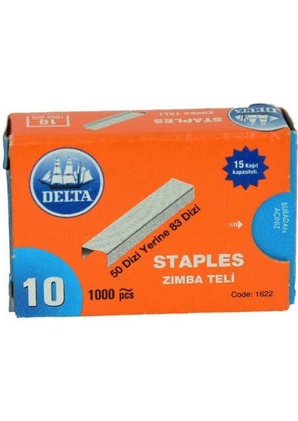 Zımba Teli Gri No-10 83 Dizi 1000 Adet KOD-1622