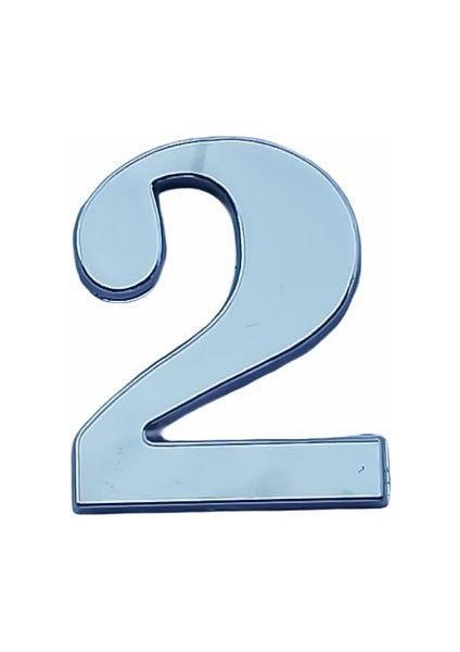 Villa Boy 2 Rakamı 8,5 cm Yapışkanlı