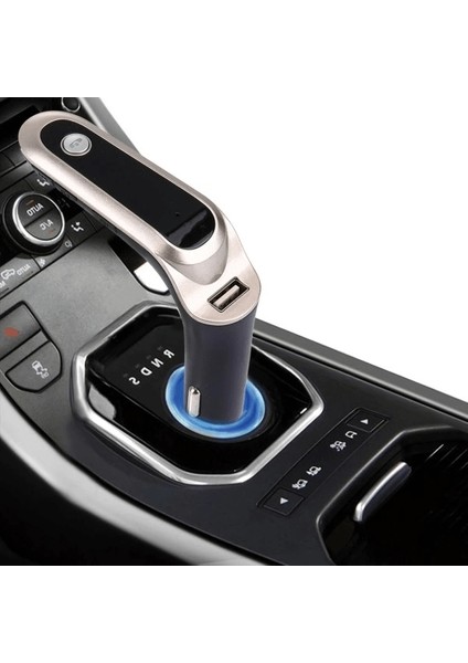 Cars7 Bluetooth Hafıza Kart Girişli 4.0 Araç Kiti Çakmaklık Mp3 Fm Transmitter ( Lisinya )