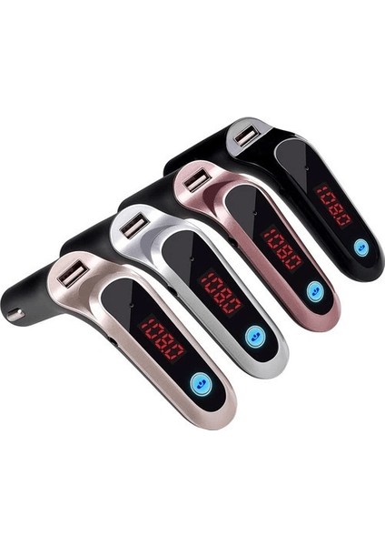 Cars7 Bluetooth Hafıza Kart Girişli 4.0 Araç Kiti Çakmaklık Mp3 Fm Transmitter ( Lisinya )