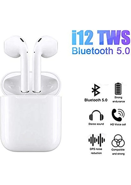 I12 Wireless Air Bluetooth Kablosuz Kulaklık ( Lisinya )