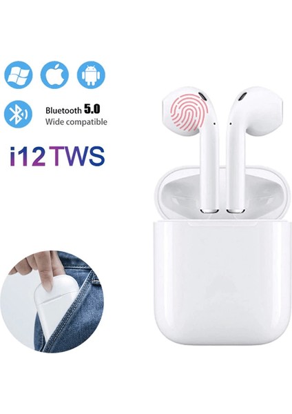I12 Wireless Air Bluetooth Kablosuz Kulaklık ( Lisinya )