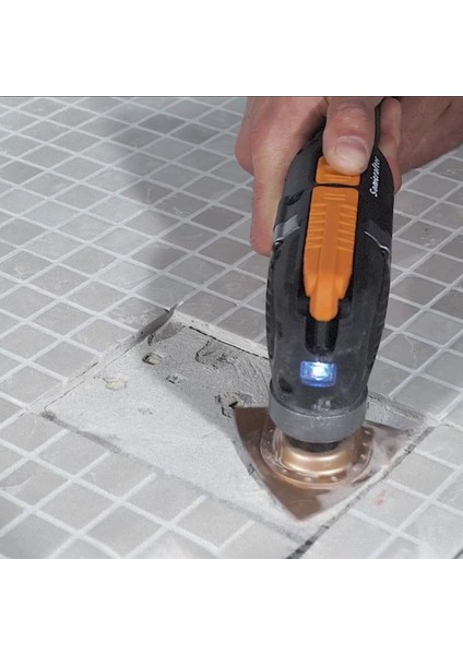 WA4966 Çok Amaçlı Raspalama Makinası Için 75X75MM Karbür Kaplama Harç, Boya, Yapıştırıcı Universal Zımpara Başlığı