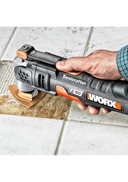 WA4966 Çok Amaçlı Raspalama Makinası Için 75X75MM Karbür Kaplama Harç, Boya, Yapıştırıcı Universal Zımpara Başlığı