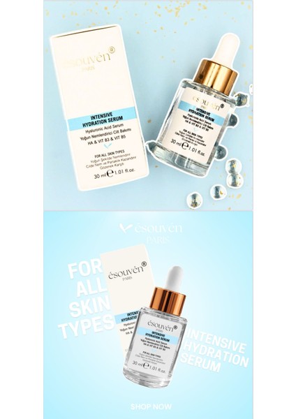 Yoğun Nemlendirici Cilt Bakımı Vit-B3,B5(İntensive Hydration Serum) modelleri