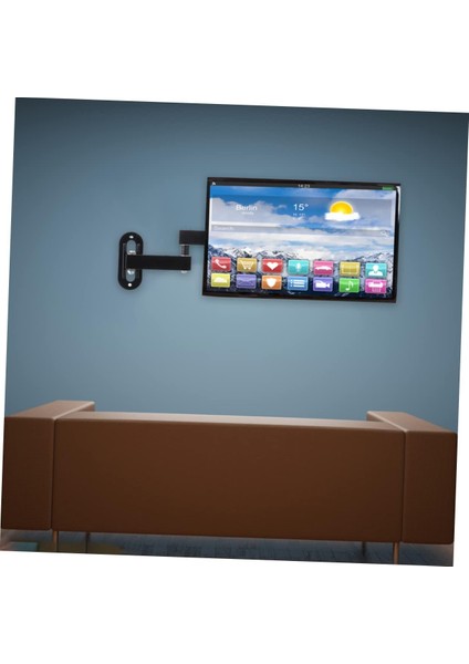 Sağlam Hareketli LCD LED Tv Monitör Duvar Askı Aparatı Seti Braket 10''-27" Ekran Uyumlu Kolay Kurulum