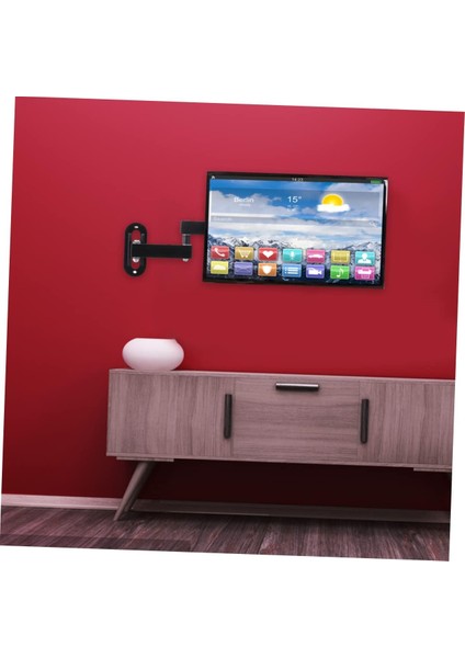 Sağlam Hareketli LCD LED Tv Monitör Duvar Askı Aparatı Seti Braket 10''-27" Ekran Uyumlu Kolay Kurulum